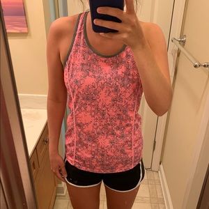 Pink and grey Nike Dri-Fit Tank